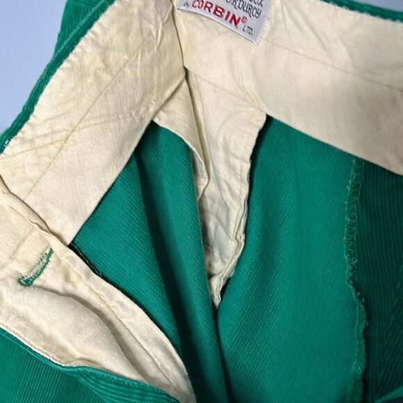 Vintage Spicebox Green Corduroy Dress Pants Men’s 33x29.5” - Picture 8 of 10